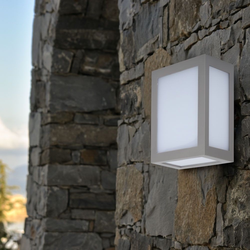 LED Outdoor wall light LED/12W/230V 3000K IP65 grey