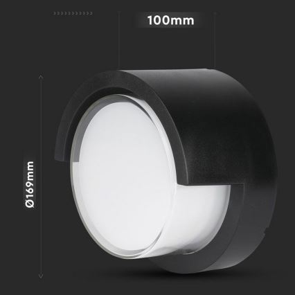 LED Outdoor wall light LED/12W/230V 3000K IP65