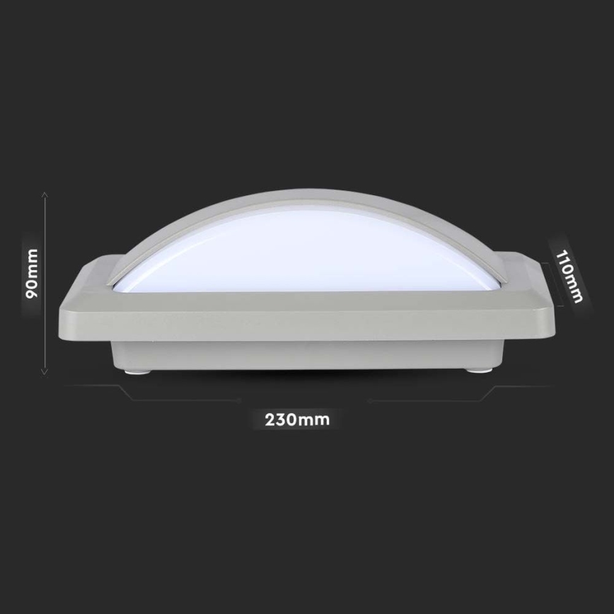 LED Outdoor wall light LED/12W/230V 3000K IP65