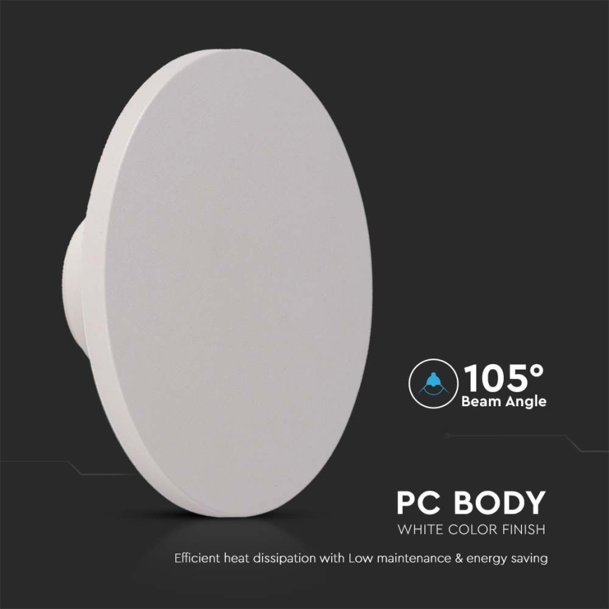 LED Outdoor wall light LED/12W/230V 3000K IP65 white