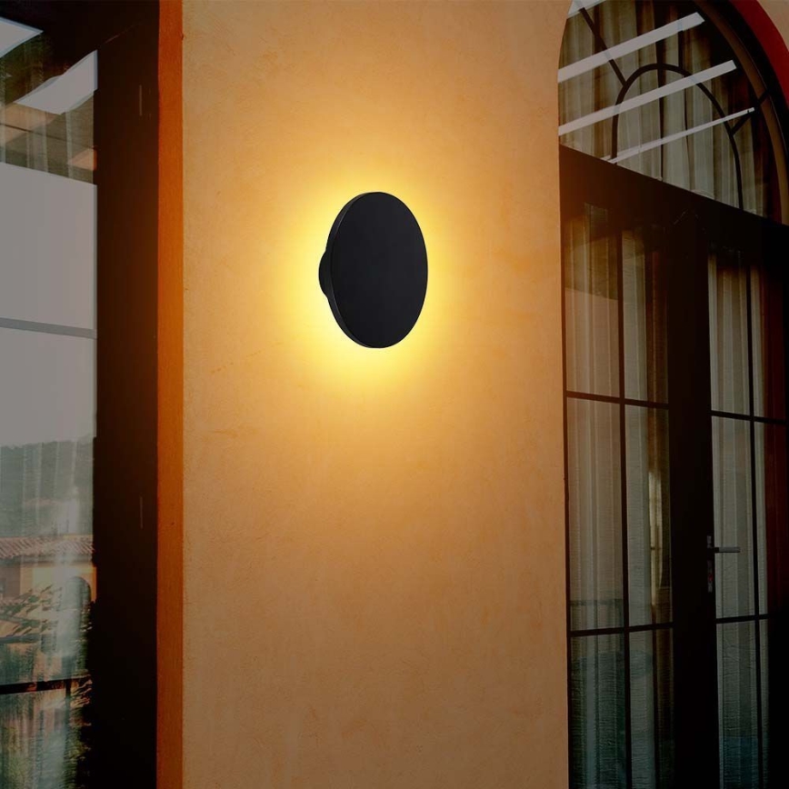 LED Outdoor wall light LED/12W/230V 4000K IP65 black