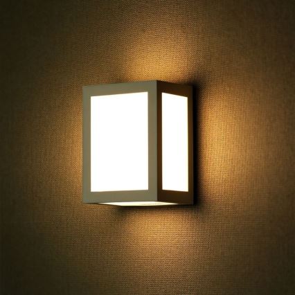LED Outdoor wall light LED/12W/230V 4000K IP65 grey