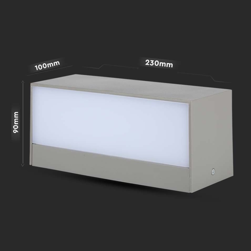 LED Outdoor wall light LED/12W/230V 4000K IP65