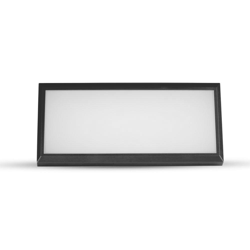 LED Outdoor wall light LED/12W/230V 6400K IP65 black