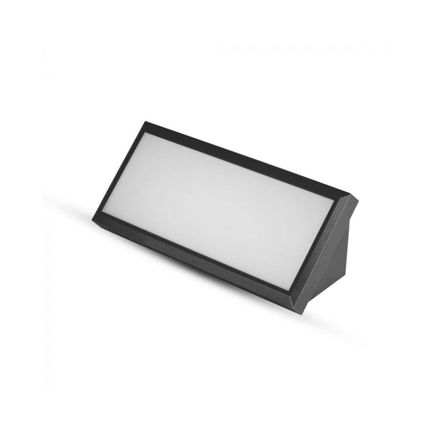 LED Outdoor wall light LED/12W/230V 6400K IP65 black