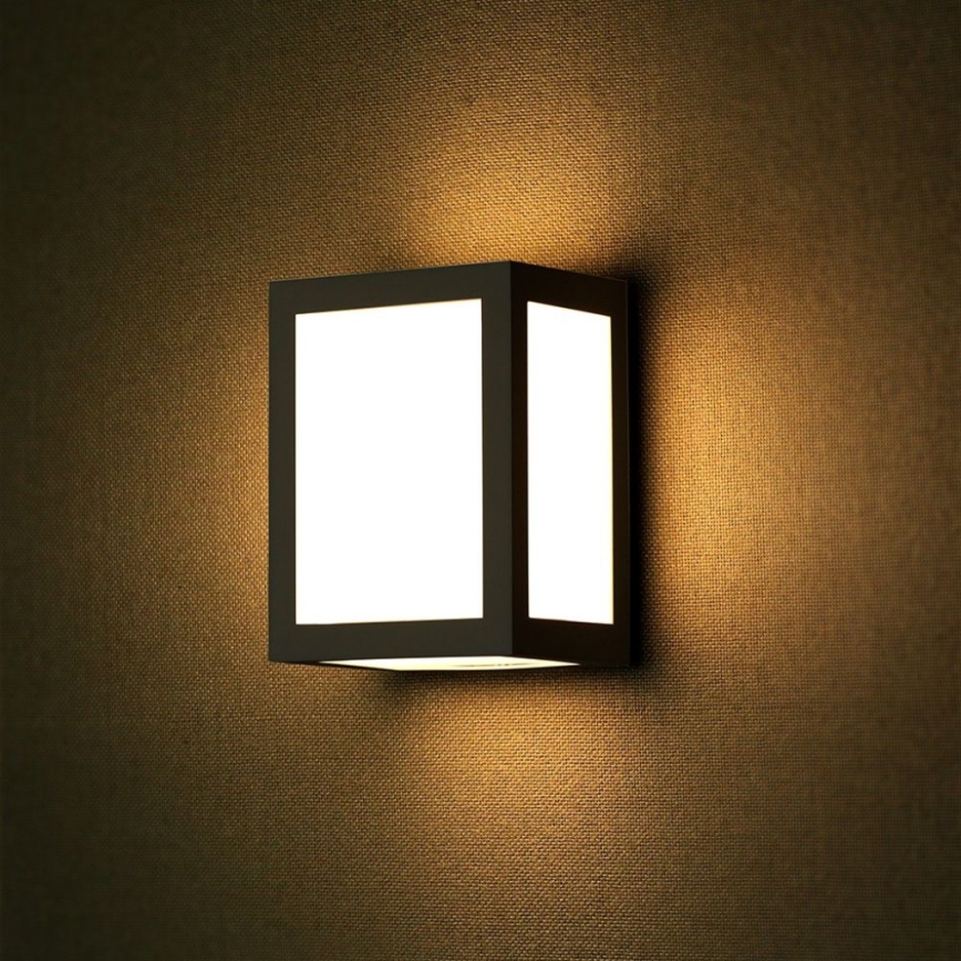 LED Outdoor Wall Light LED/12W/230V 6400K IP65 Black
