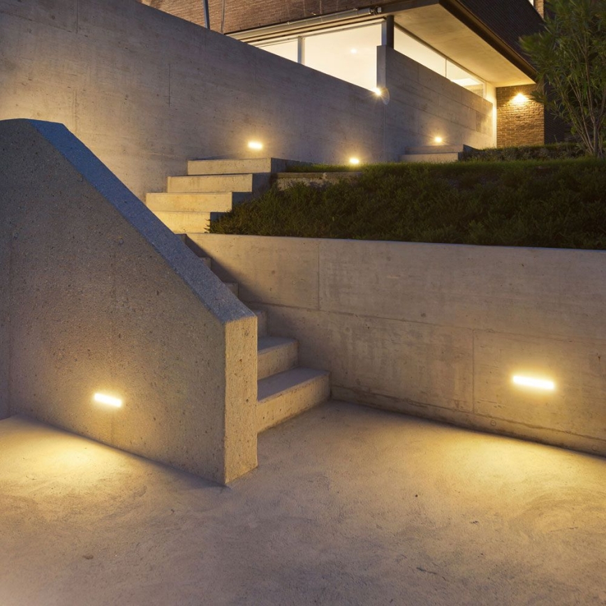 LED Outdoor wall light LED/12W/230V 6400K IP65 grey