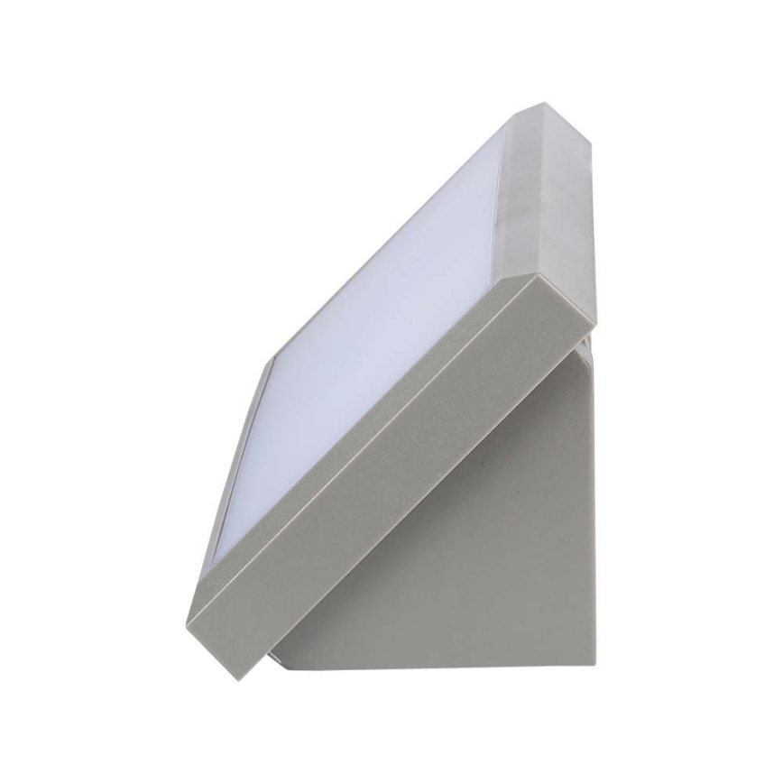LED Outdoor wall light LED/12W/230V 6400K IP65 grey