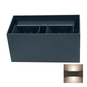 LED Outdoor wall light LED/12W/230V IP54 black