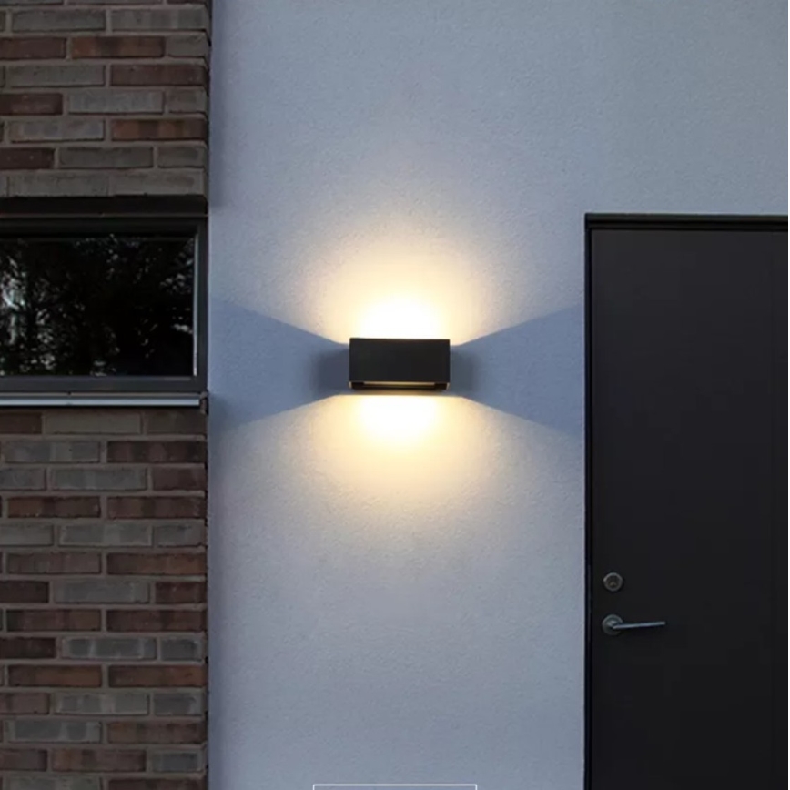 LED Outdoor wall light LED/12W/230V IP54 black