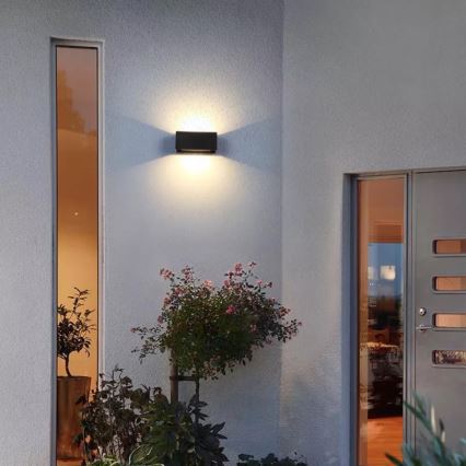 LED Outdoor wall light LED/12W/230V IP54 black