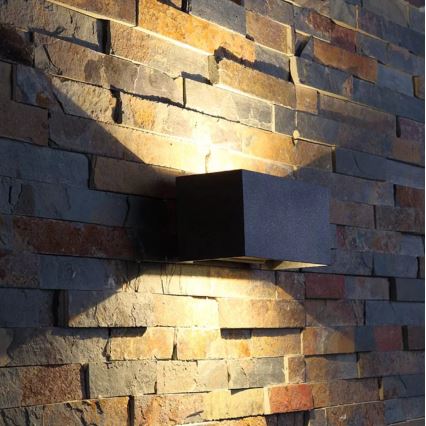 LED Outdoor wall light LED/12W/230V IP54 black