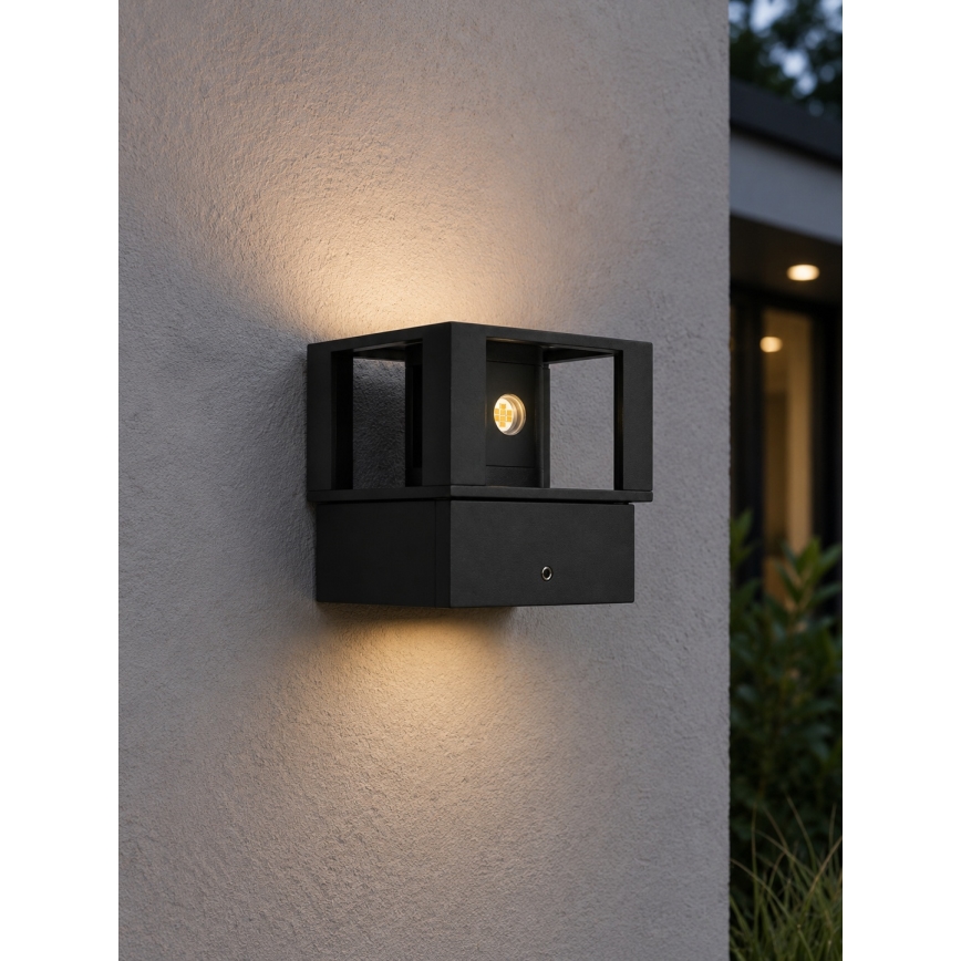 LED Outdoor Wall Light LED/12W/230V IP54 Black
