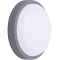 LED Outdoor wall light LED/13W/230V 4000K IP54 grey round