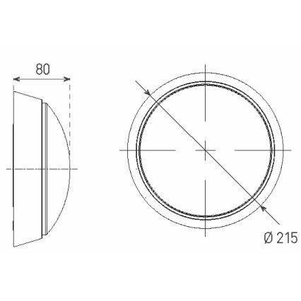 LED Outdoor wall light LED/14W/230V IP54 white