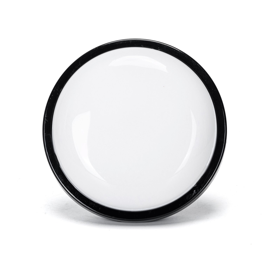 LED Outdoor wall light LED/15W/230V 6500K d. 15,5 cm black IP65
