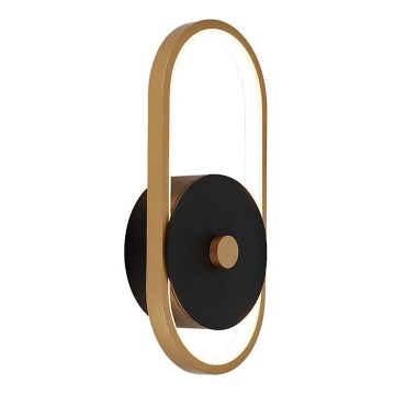 LED Outdoor wall light LED/15W/230V IP54 3000K brass
