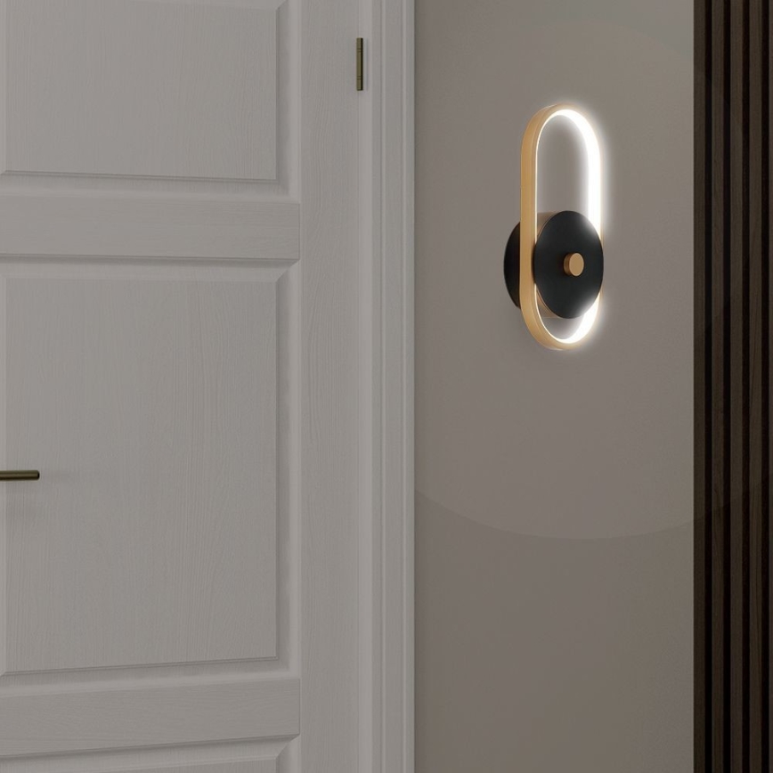 LED Outdoor wall light LED/15W/230V IP54 3000K brass