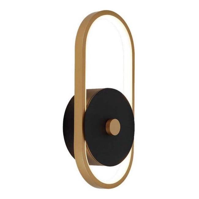 LED Outdoor wall light LED/15W/230V IP54 4000K brass