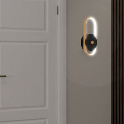 LED Outdoor wall light LED/15W/230V IP54 4000K brass