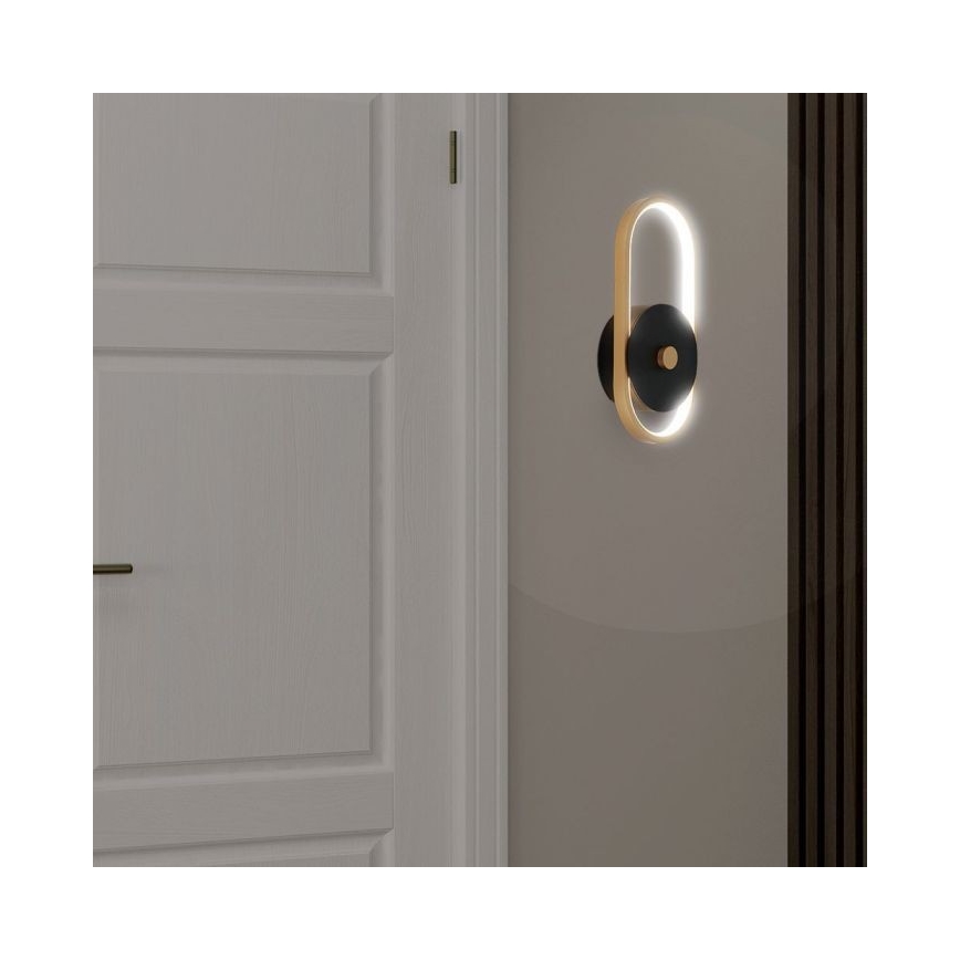 LED Outdoor wall light LED/15W/230V IP54 4000K brass