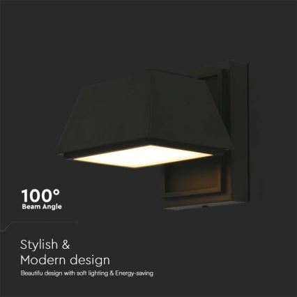 LED Outdoor wall light LED/15W/230V IP65 3000K black