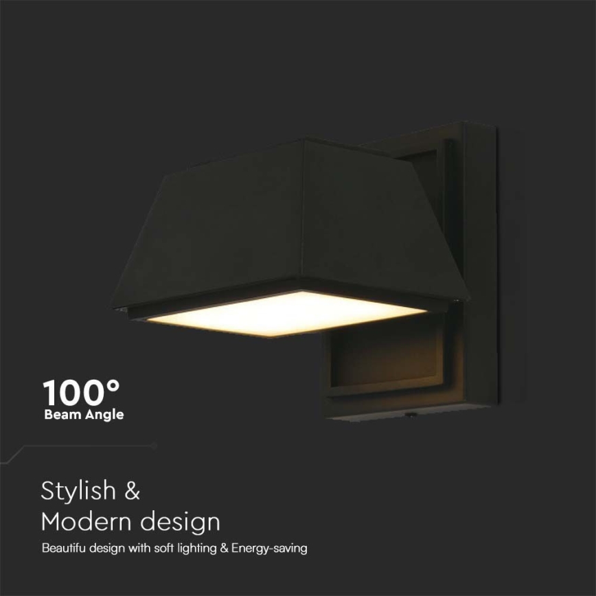 LED Outdoor wall light LED/15W/230V IP65 3000K black