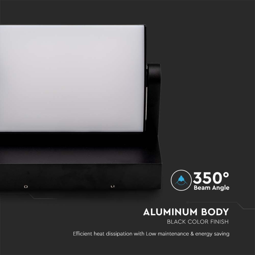 LED Outdoor wall light LED/17W/230V 3000K IP65 black