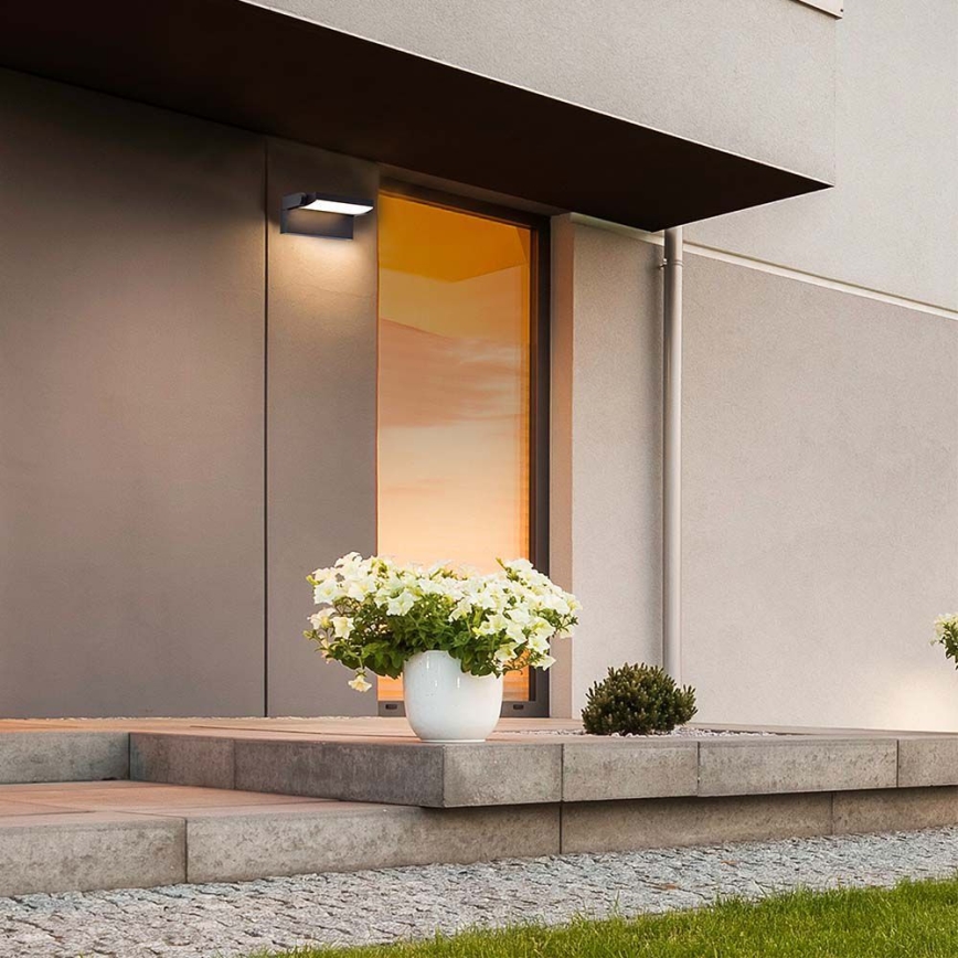 LED Outdoor wall light LED/17W/230V 4000K IP65 black