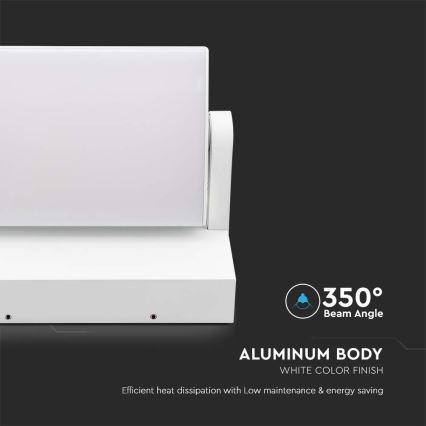 LED Outdoor wall light LED/17W/230V 4000K IP65 white