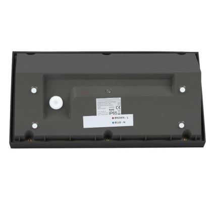LED Outdoor wall light LED/20W/230V 4000K IP65 black