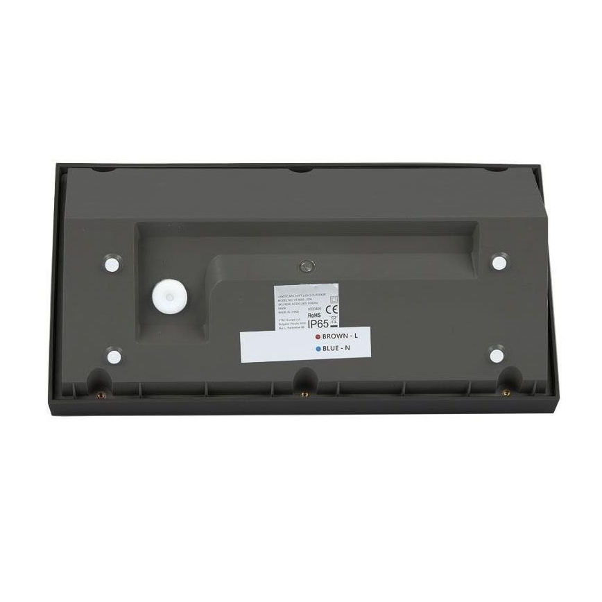 LED Outdoor wall light LED/20W/230V 6400K IP65 black