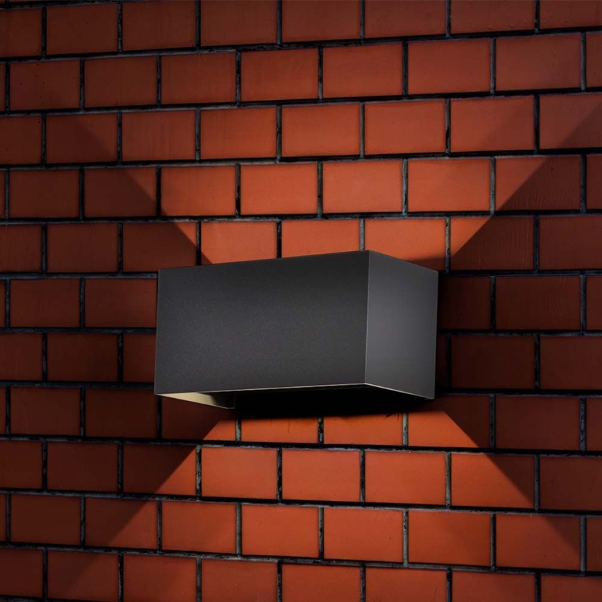 LED Outdoor Wall Light LED/24W/230V 3000K IP65 Black