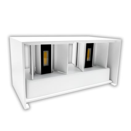 LED Outdoor Wall Light LED/24W/230V 3000K IP65 White