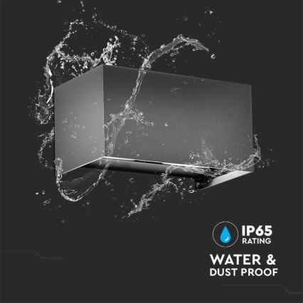 LED Outdoor Wall Light LED/24W/230V 4000K IP65 Anthracite