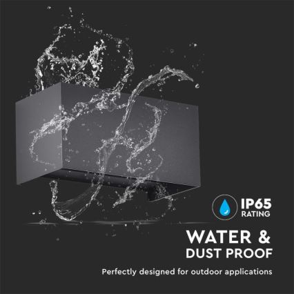 LED Outdoor Wall Light LED/24W/230V 4000K IP65 Black