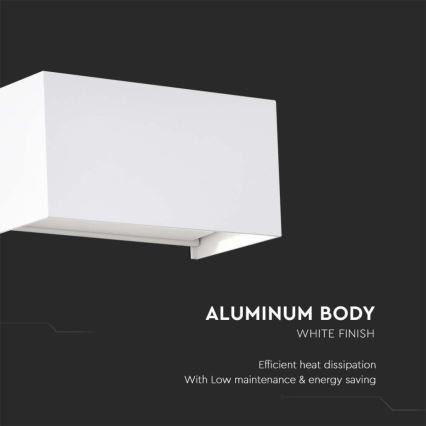 LED Outdoor Wall Light LED/24W/230V 4000K IP65 White