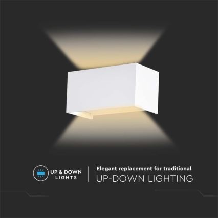 LED Outdoor Wall Light LED/24W/230V 4000K IP65 White