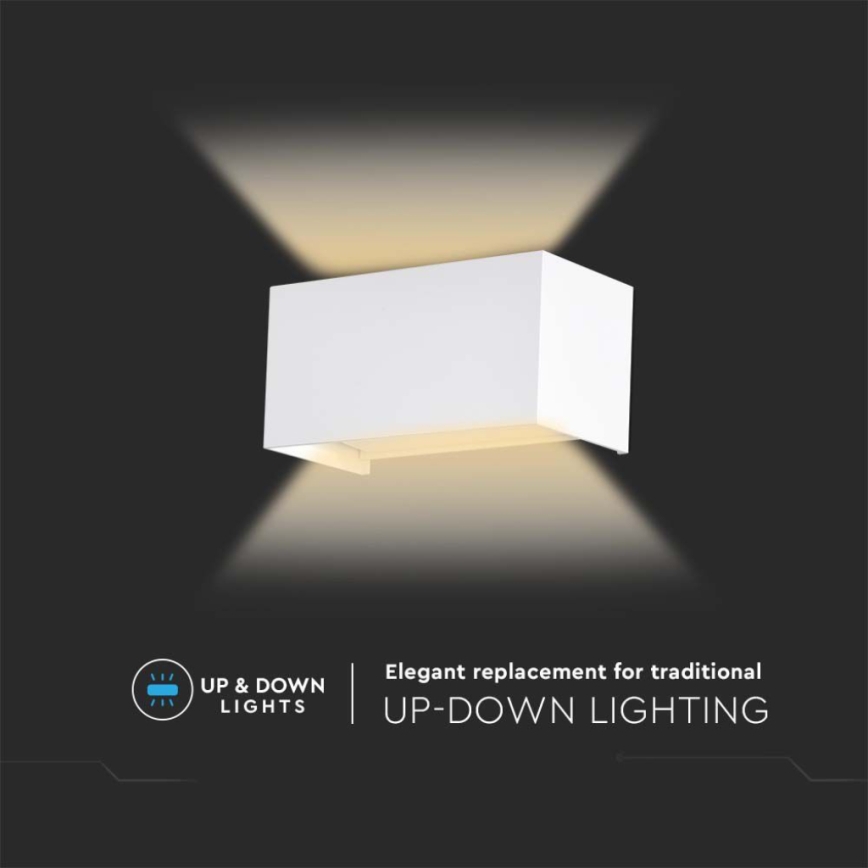 LED Outdoor Wall Light LED/24W/230V 4000K IP65 White
