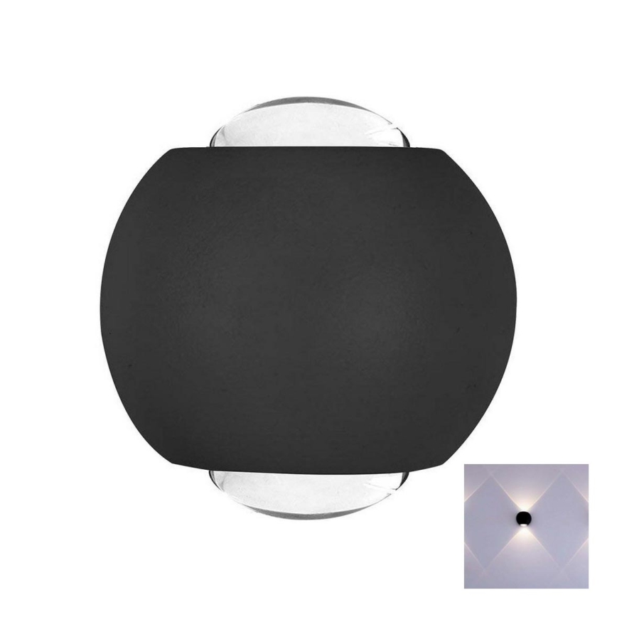 LED Outdoor wall light LED/2W/230V 4000K IP54 black