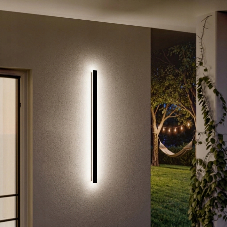 LED Outdoor Wall Light LED/30W/230V 100 cm IP65 black