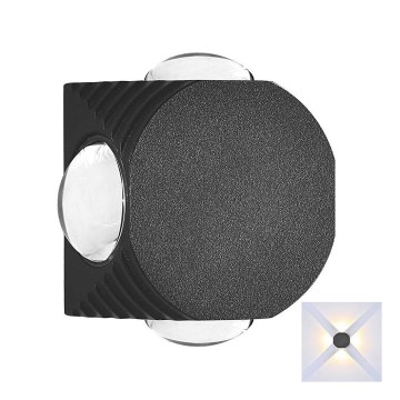 LED Outdoor wall light LED/4W/230V 3000K IP54 black