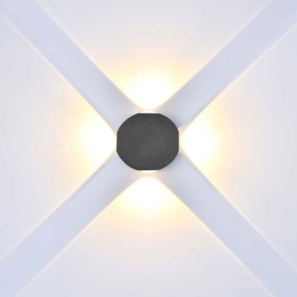 LED Outdoor wall light LED/4W/230V 3000K IP54 black