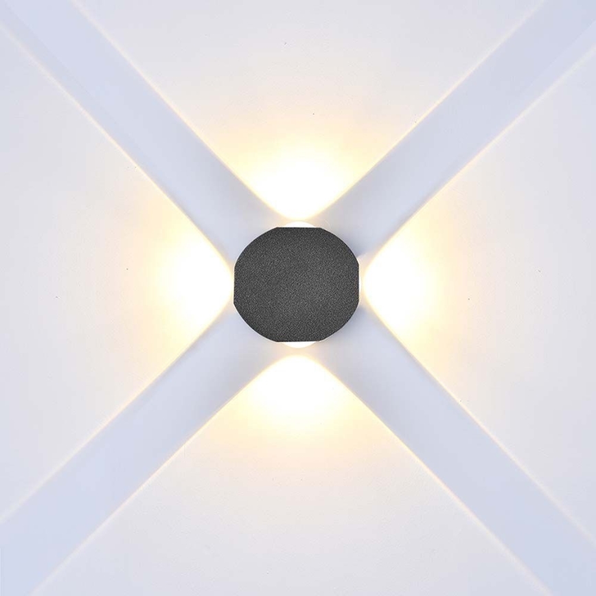 LED Outdoor wall light LED/4W/230V 3000K IP54 black