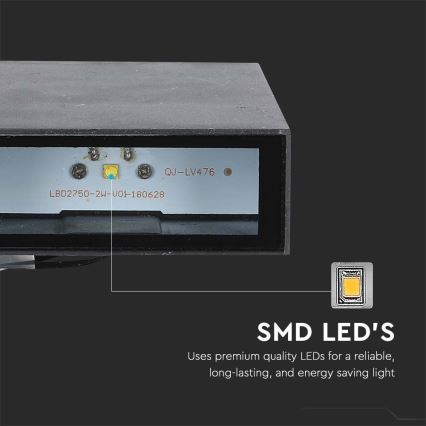 LED Outdoor wall light LED/4W/230V 3000K IP65 black