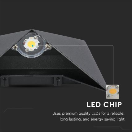 LED Outdoor wall light LED/5W/230V 3000K IP65 black
