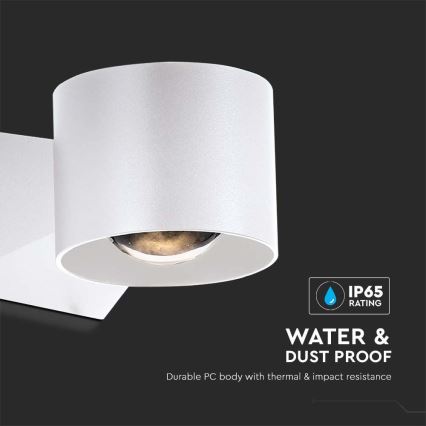 LED Outdoor wall light LED/5W/230V 3000K IP65 white