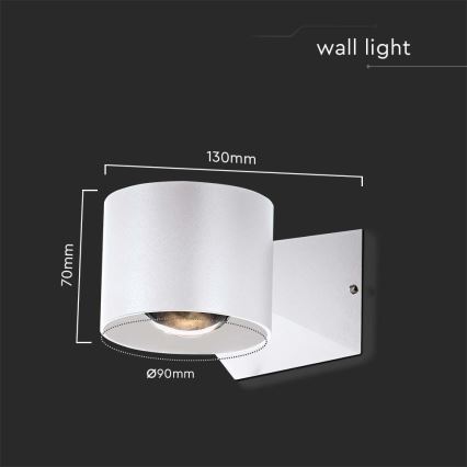 LED Outdoor wall light LED/5W/230V 3000K IP65 white
