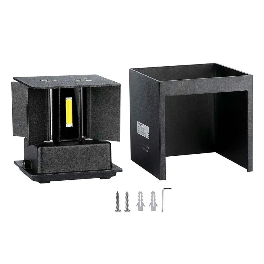 LED Outdoor wall light LED/5W/230V 4000K IP65 black