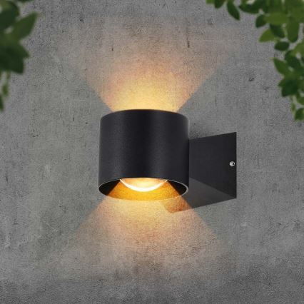 LED Outdoor wall light LED/5W/230V 4000K IP65 black
